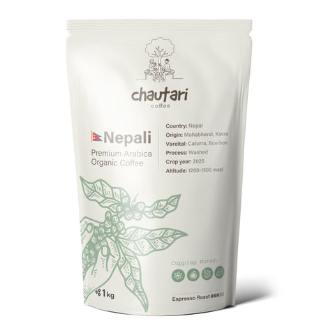 Nepali Premium Arabica Organic Coffee – Espresso Roast | 1 kg